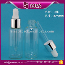 15ml / 30ml бутылка любого цвета, доступная в наличии, и бутылочки для косметических жидких капельниц для ухода